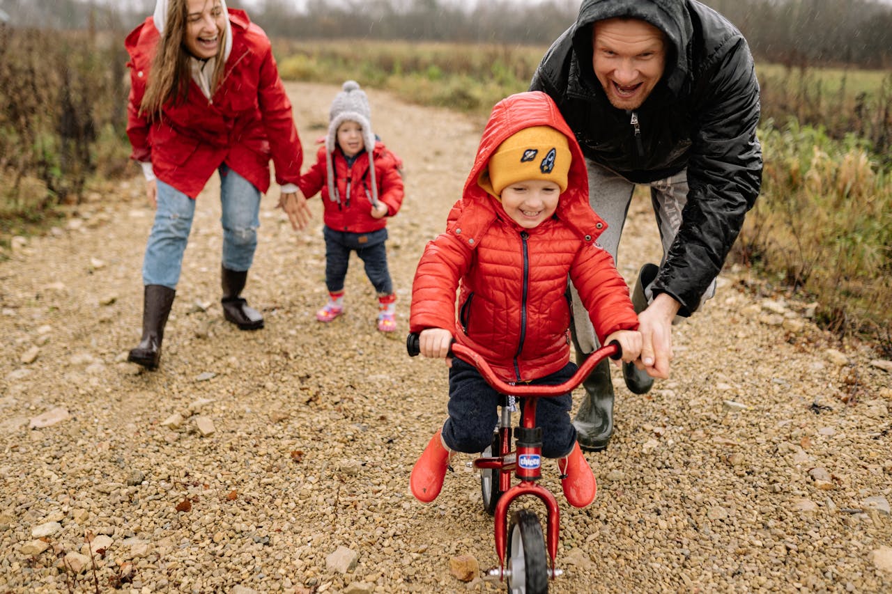 Happy family with kids looking forward to Kids Concierge
